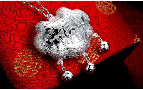 奈唯S990足銀長命鎖 守護寶寶健康成長的吉祥之禮